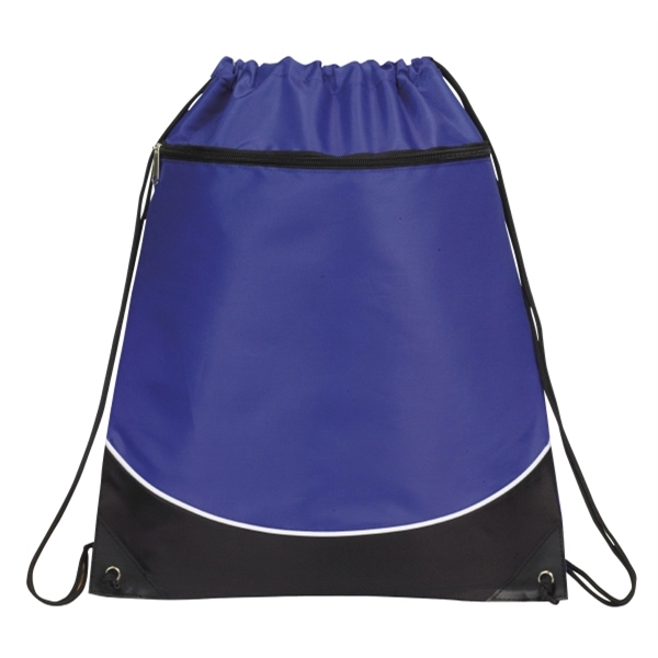 Pocket Drawstring Backpack - Image 5