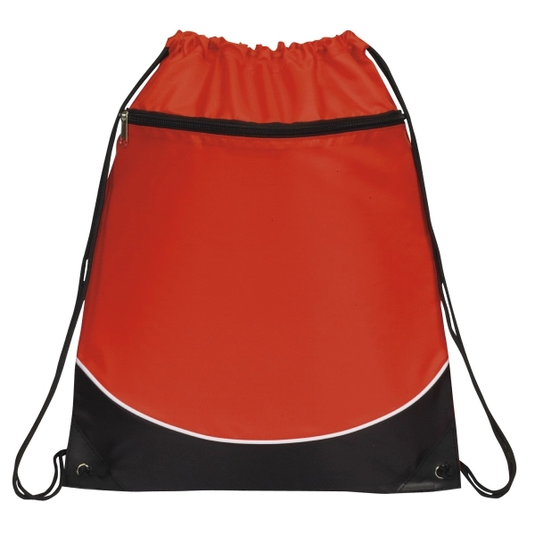 Pocket Drawstring Backpack - Image 6