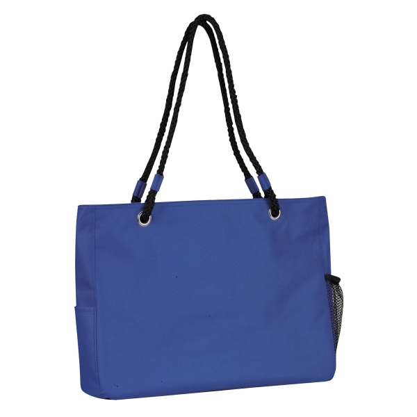 Economy Rope Tote With Zipper Top (Custom Overseas Only)