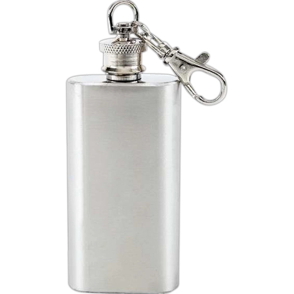 Maxam 2oz Stainless Steel Keychain Flask