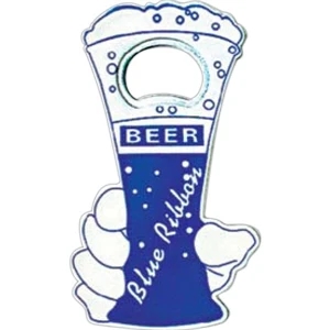 Beer cup shape magnetic bottle opener