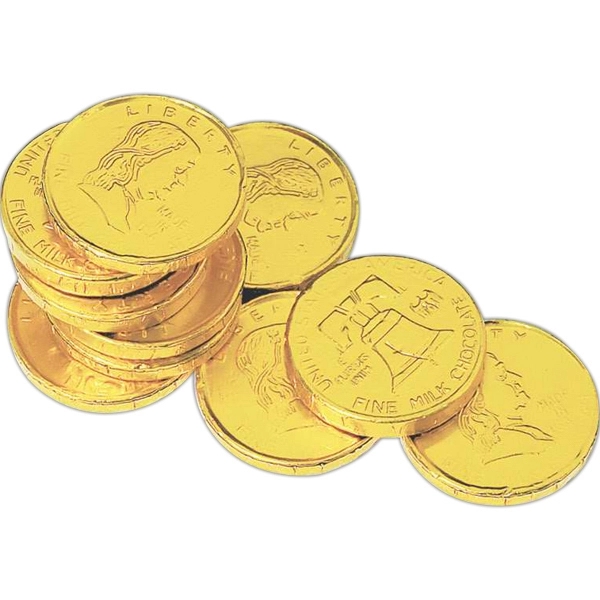 Foil Wrapped Chocolate Replica Coin - Image 1