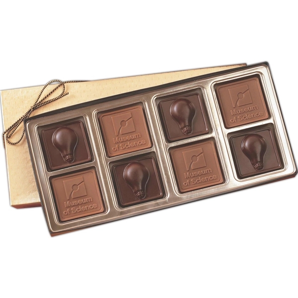 Custom Molded Chocolate Squares Gift Box - Image 1