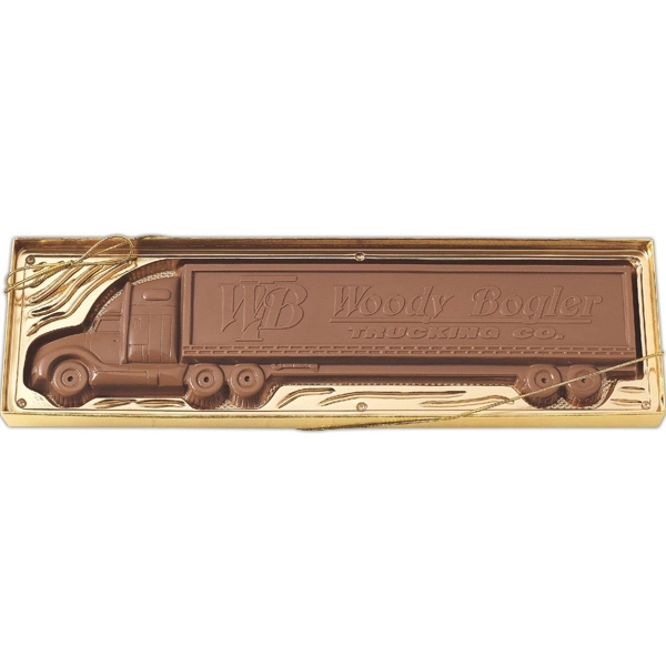 Molded Chocolate Tractor Trailer - Image 1