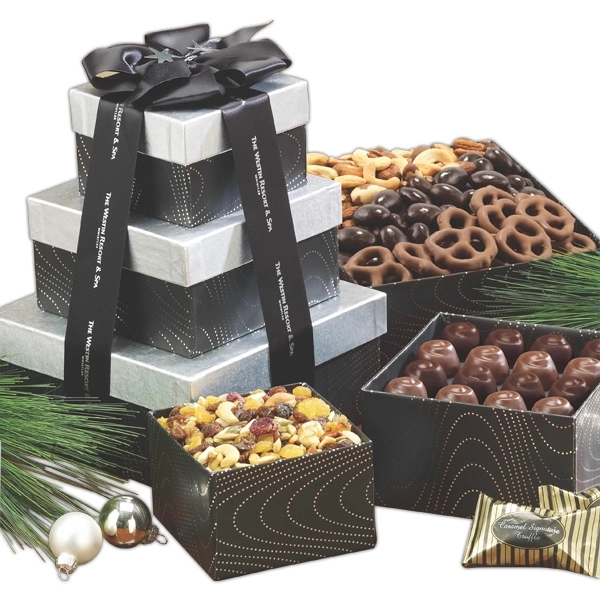 Snack n' Share Chocolate and Confections Gift Tower