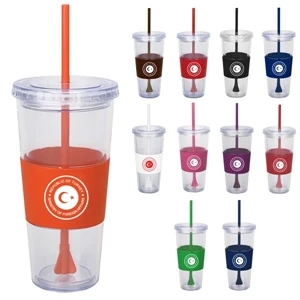 20oz. Cecily double wall clear acrylic cup