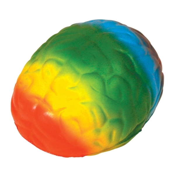 Squeezies® Rainbow Brain Stress Reliever - Image 1