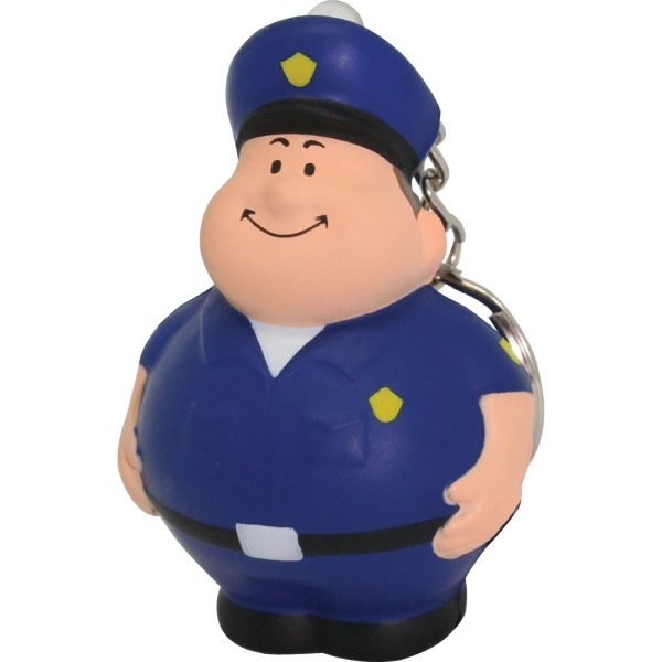 Policeman Bert™ Squeezie® Keychain - Image 1