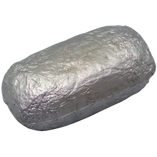 Squeezies® Baked Potato/Burrito In Foil Stress Reliever - Image 1