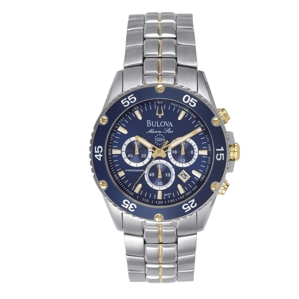 Bulova Marine Star Chronograph Blue Dial Watch