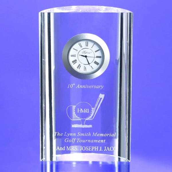 Award-Mirage Clock 8"