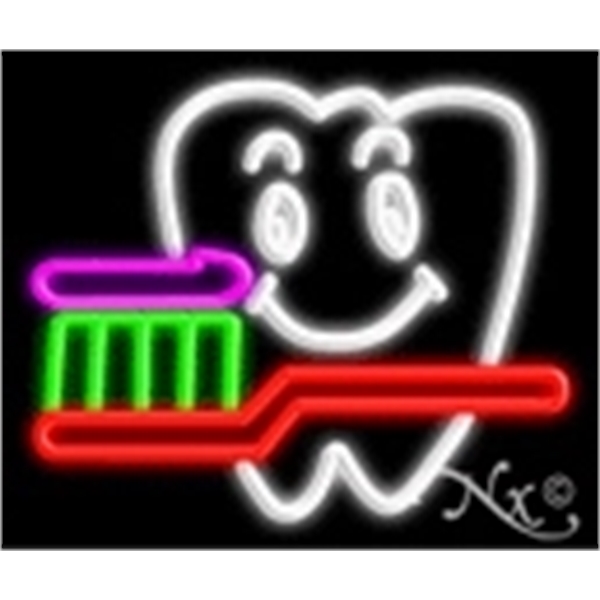 Dentist Logo Economic Neon Sign