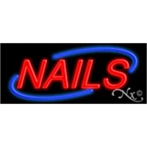 Nails Economic Neon Sign