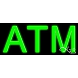 ATM Economic Neon Sign