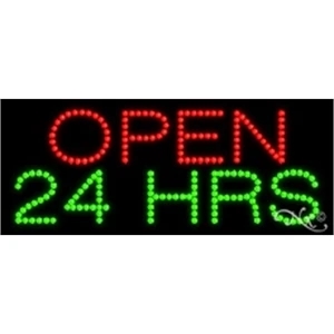 Open 24 HRS LED Sign