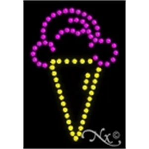 Ice Cream Logo LED Sign