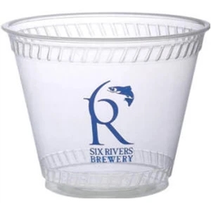 Eco-Friendly Compostable 9 Ounce Soft Sided Plastic Cup