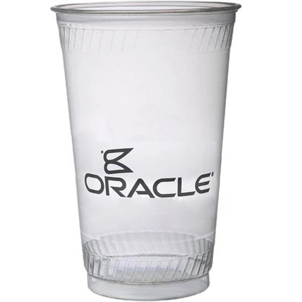 Eco-Friendly 20 Ounce Compostable Soft Sided Plastic Cup