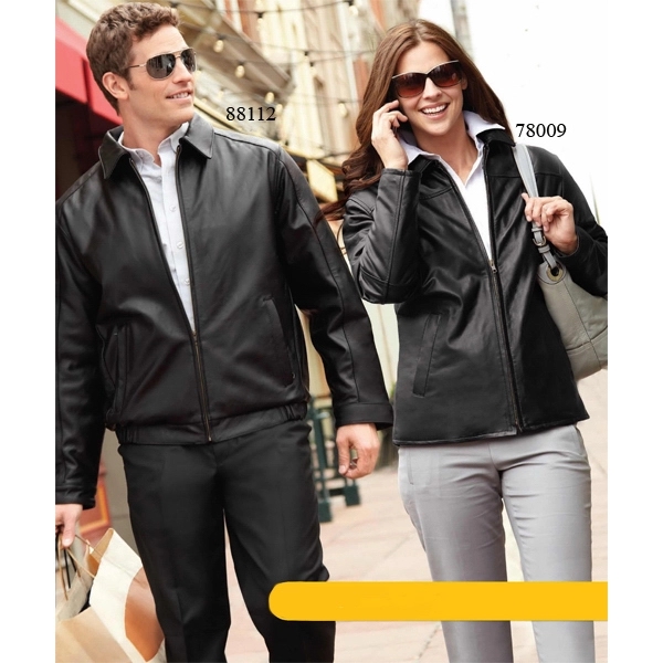 Ladies&apos; Classic Insulated Mid-Length Leather Jacket