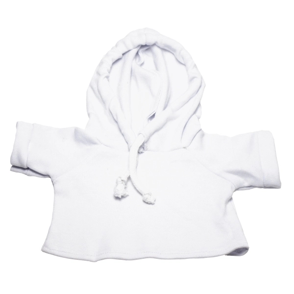 12&quot; White Hooded Sweatshirt for plush toy