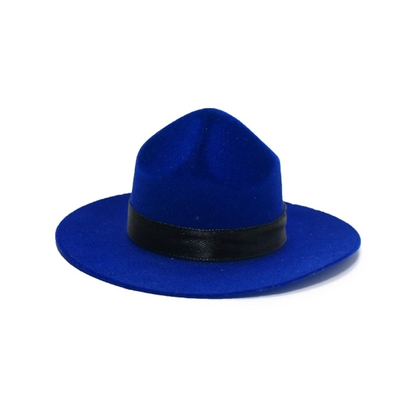 12&apos; Royal Blue Trooper Hat w/ Black Band