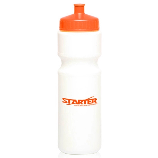 28 oz. Push Cap Plastic Water Bottle - Image 5