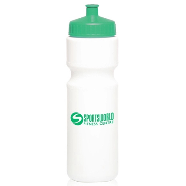 28 oz. Push Cap Plastic Water Bottle - Image 6