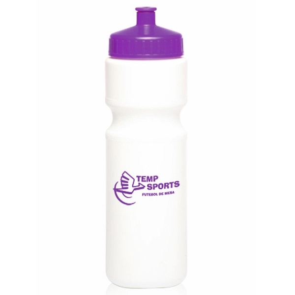 28 oz. Push Cap Plastic Water Bottle - Image 7