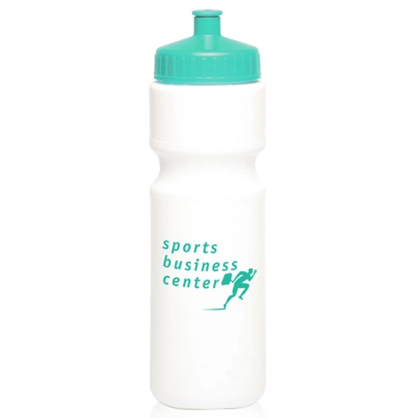 28 oz. Push Cap Plastic Water Bottle - Image 8