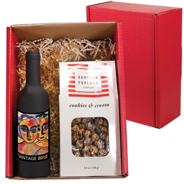 Gourmet Popcorn &amp; Wine Tool Gift Set