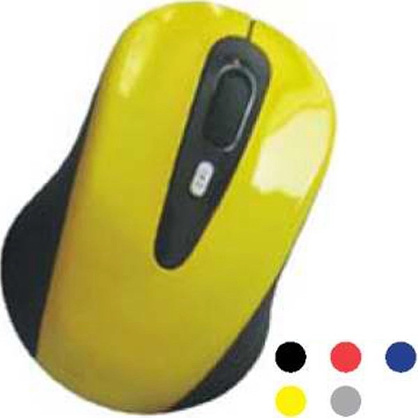 2 Tone Optical Mouse w/ USB Receiver Wireless - Image 1