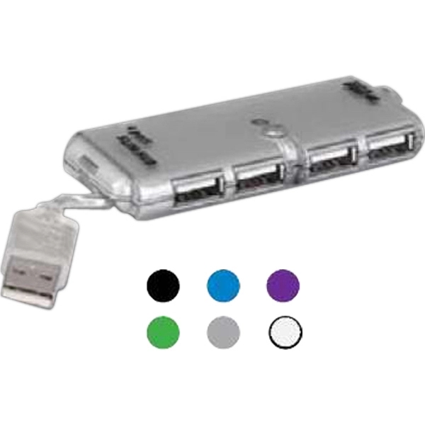 Rectangular USB hub - Image 1