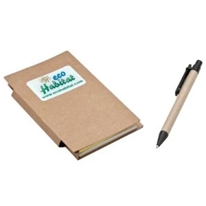 Recycled Pocket Jotter and Pen