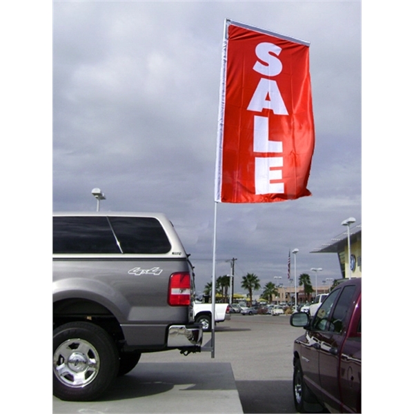 Boomer Flag &amp; Pole Kit with Trailer Hitch Adapter 
