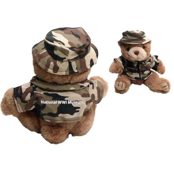 8&quot; Marine - Desert Camo/Boonie Hat with one color imprint
