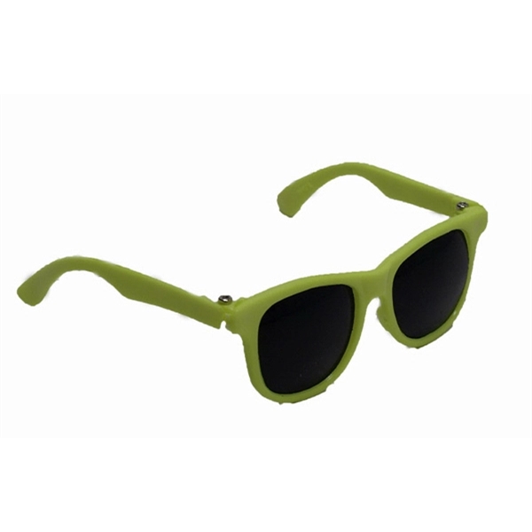 12&quot; Lime Green Sunglasses Toy Accssory - Rigid frame