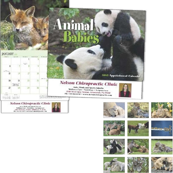 Animal Babies appointment calendar