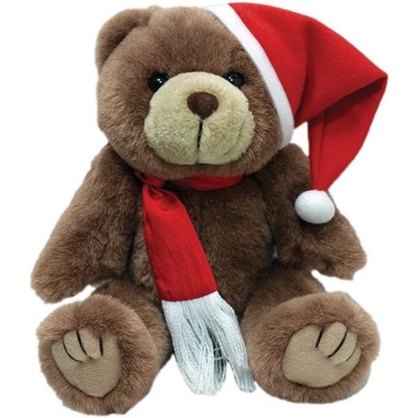8&quot; Kirby Santa Bear with Scarf