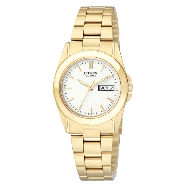 Ladies Gold-Tone Bracelet Watch
