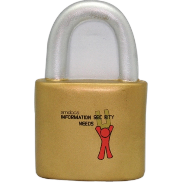 Lock Shape Squeezies® Stress Reliever - Image 1