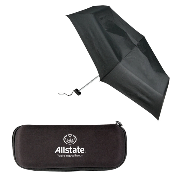 43 Inch Folding Umbrella with Ultra Compact Case