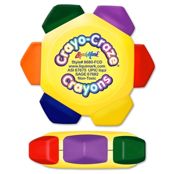 Crayo Craze Six Color Crayon Wheel