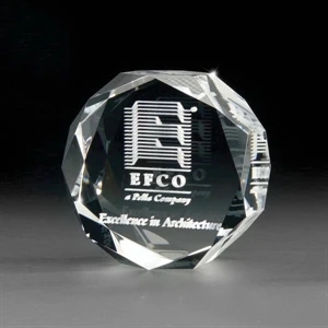 3D Crystal Jewel Paperweight
