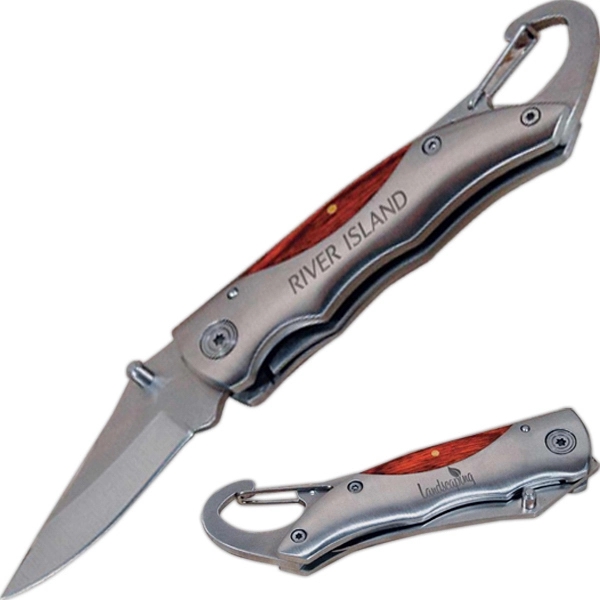 Trend Carabiner Pocket Knife - Image 2