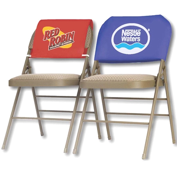 Banquet Style Disposable  Advertising Chair Headrest Cover