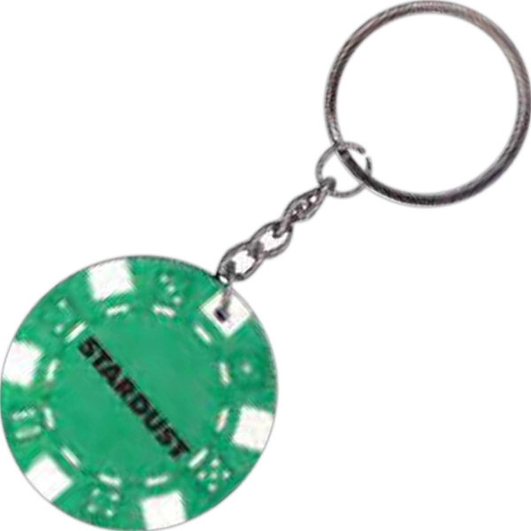 Poker Chip Keychains