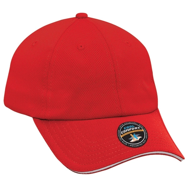 Cool Comfort Polyester Visor w/ Striped Closure