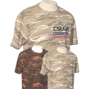 Anvil 4.9 oz, 100% Ringspun Cotton Camouflage T-Shirt Rx