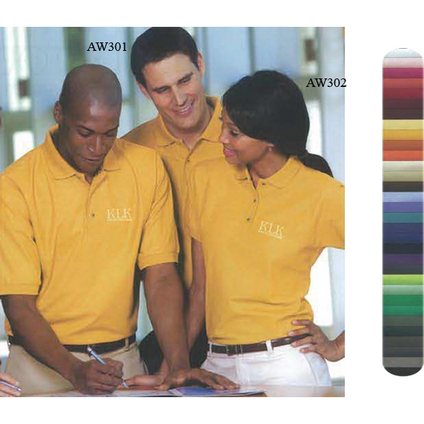 Men's Poly/Cotton Pique Knit Silk Touch™Sport Shirt Rx