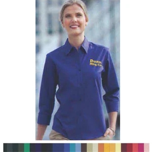 Ladies' Long Sleeve Cotton/Poly Oxford Button-DownShirt Rx